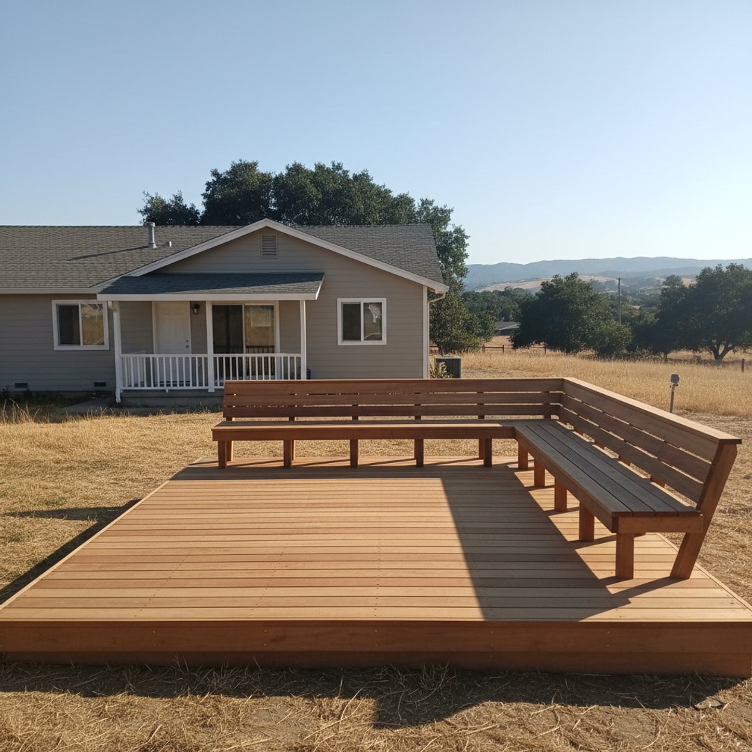 Deck Installation completed by Classic Deck Co in Tustin, CA